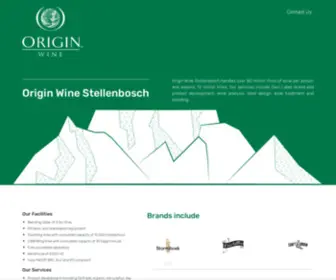 Originwine.co.za(Origin Wine Stellenbosch) Screenshot