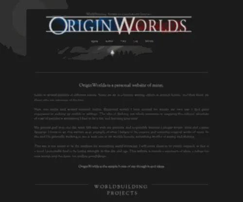 OriginWorlds.com(Home) Screenshot