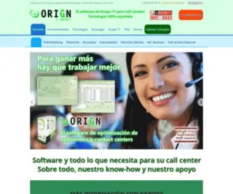 Orign.com(Software para call centers) Screenshot