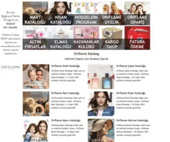 Orikatalog.com(Oriflame Katalog) Screenshot