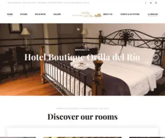 Orilladelrio.com.ec(Hotel Boutique Orilla del Río) Screenshot