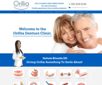 Orilliadentureclinic.ca(Orillia Denture Clinic) Screenshot