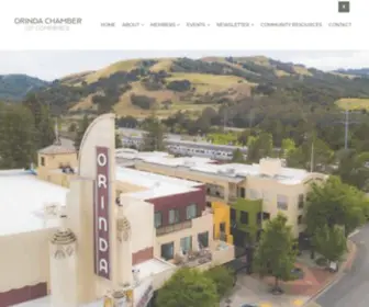 Orindachamber.org(Orinda Chamber of Commerce) Screenshot