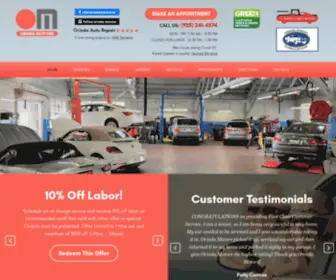 Orindamotors.com(Auto Repair Orinda) Screenshot