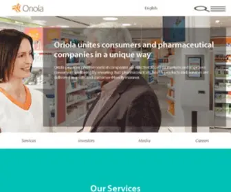 Oriola.com(Health for life) Screenshot