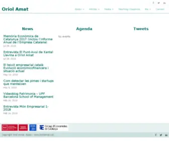 Oriolamat.cat(Oriol Amat) Screenshot