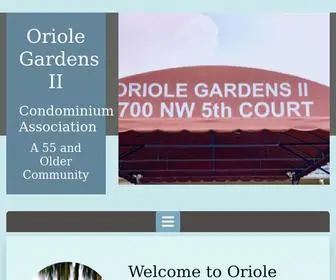 Oriolegardens2.com(Oriole Gardens II) Screenshot