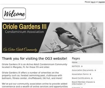 Oriolegardens3.com(Oriole Gardens III) Screenshot