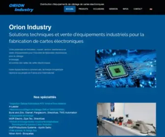 Orion-Industry.com(Fabrication carte électronique) Screenshot
