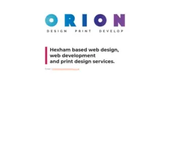 Orion-Webdesigns.co.uk(Orion Web Designs) Screenshot