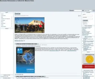 Orionalmeria.org Screenshot