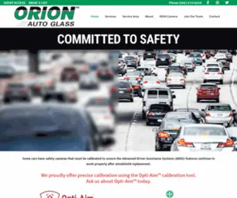 Orionautoglass.com(Windshield Replacement and Repair by Orion Auto Glass) Screenshot