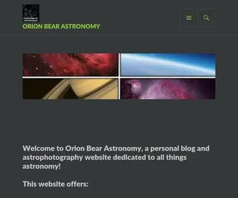 Orionbearastronomy.com(Based in Southern California) Screenshot