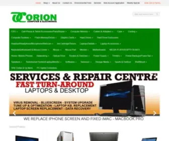 Orioncomputer.ca(Refurbished Computers) Screenshot