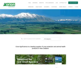 Orioncp.co.nz(Orion Crop Protection) Screenshot