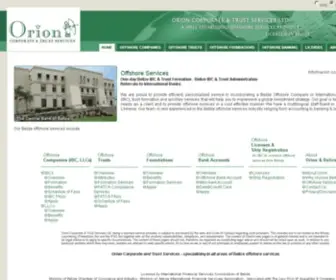 Orionibc.com(Orion Ltd) Screenshot