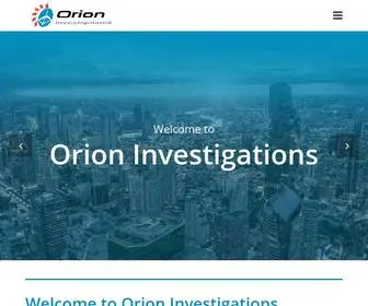 Orioninv.co.th(Orion Investigations) Screenshot