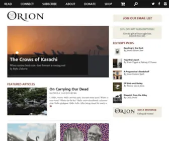 Orionmagazine.org(Orion Magazine) Screenshot