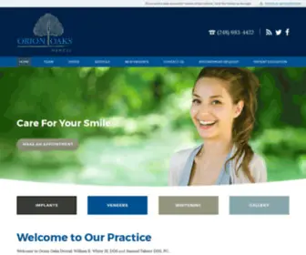 Orionoaksdental.com(Orion Oaks Dental) Screenshot