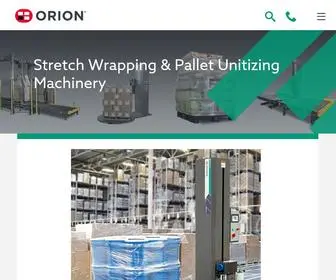 Orionpackaging.com(Stretch Wrappers & Pallet Wrapping Equipment) Screenshot