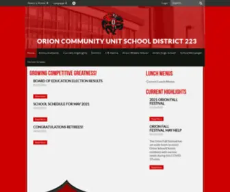 Orionschools.us(Orion Schools) Screenshot