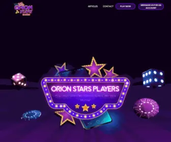 Orionstarsplayers.com(Orion Stars Players Registration) Screenshot