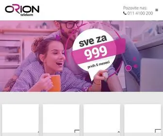 Oriontelekom.rs(Orion) Screenshot