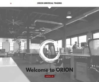 Orionuniversaltrading.com(Orion group) Screenshot