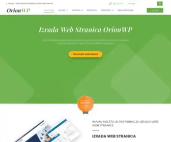 Orionwp.hr(Izrada web stranica) Screenshot