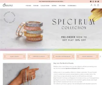 OrionzJewels.com(Buy 925 Silver Fashion Jewellery Online at Orionz Jewels) Screenshot