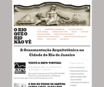 Orioqueorionaove.com(O RIO QUE O RIO NÃO VÊ) Screenshot