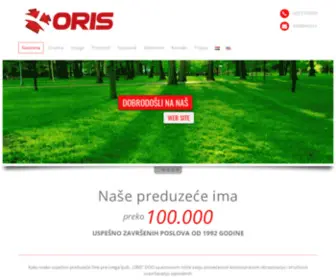 Oris.rs(ORIS DOO Sombor) Screenshot