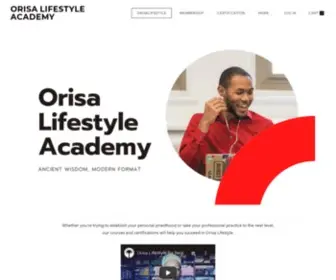 Orisalifestyle.com(ORISA LIFESTYLE ACADEMY) Screenshot