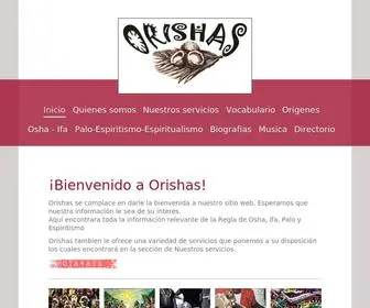 Orishas.mx(Diloggun, Ebbos, Ceremonias de Osha, Ifa y Palo Mayombe) Screenshot