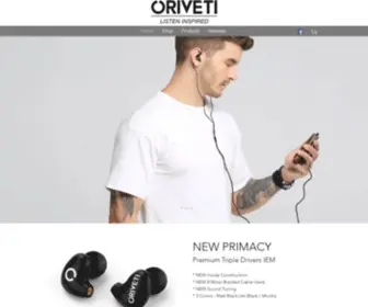 Oriveti.com(The Best Hifi IEM Earbuds and Earphones Collection at Oriveti) Screenshot