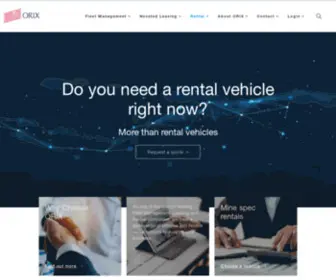 Orixcommercial.com.au(ORIX Rental) Screenshot