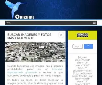 Orizhial.com(Informaciones de tecnolog) Screenshot