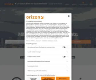 Orizon.de(Jobs, Arbeitnehmerüberlassung und Zeitarbeit) Screenshot