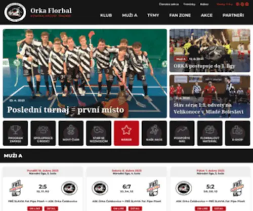 Orka.cz(ORKA FLORBAL) Screenshot