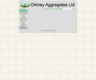 Orkagg.co.uk(Orkney Aggregates Ltd) Screenshot