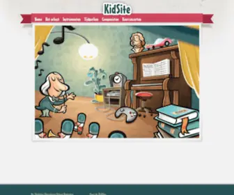 Orkestkidsite.nl(Kidsitehome) Screenshot