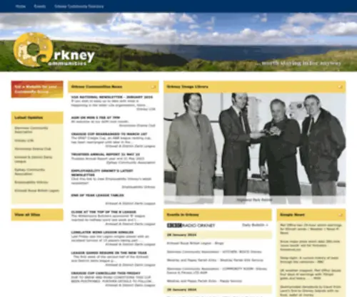 Orkneycommunities.co.uk(Orkney Communities) Screenshot