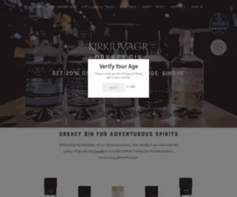 Orkneydistilling.com(Kirkjuvagr Orkney Gin) Screenshot