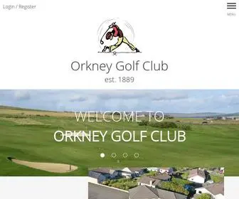 Orkneygolfclub.co.uk(Orkney Golf Club) Screenshot