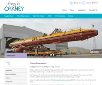Orkneymarinerenewables.com(Energy of Orkney) Screenshot