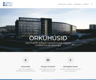 Orkuhusid.is(Orkuhúsið) Screenshot