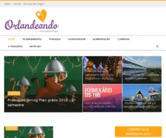Orlandeando.com(Dicas para sua viagem a Orlando) Screenshot