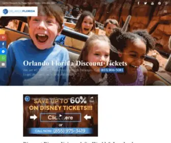 Orlando-Florida.net($59 Discount Disney World Ticket deals) Screenshot