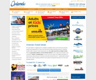 Orlando-Ticket-Deals.co.uk Screenshot