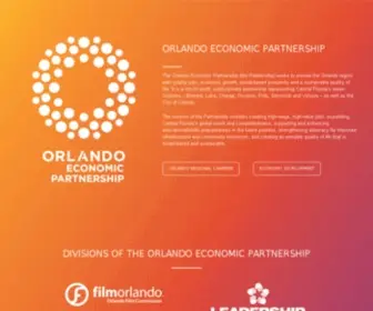 Orlando.org(The Partnership) Screenshot